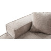 Calix U shaped graphite corner sofa bed