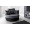 Carrick Large Corner Black Grey