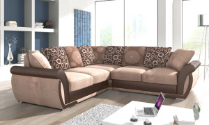 Cambridge Large Corner Sofa Brown