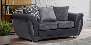 Cambridge 2 Seater Sofa Black Grey