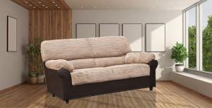 Carrick 3 Seater Brown