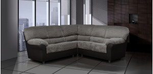 Carrick Large Corner Black Grey