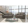 Capri 3 Seater Red Leather Sofa 