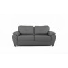 Capri 3 Seater Grey Leather Sofa 
