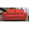 Capri 2 Seater Red Leather Sofa 