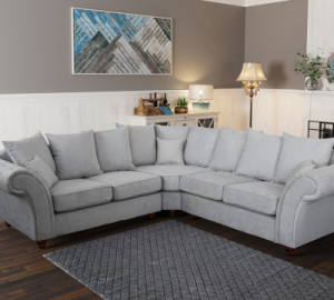 Charme Large Corner Silver