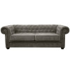 Chesterfield Graphite 3 Seater