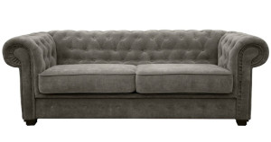 Chesterfield Graphite 3 Seater