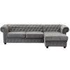 Chesterfield Corner Silver RHC
