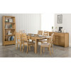 Curve Oak Natural Lacquered Dining Chair