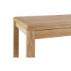 Curve Oak Natural Lacquered Extending Dining Table + 6 Chairs Set