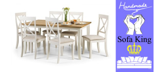 Davenport Rectangular Dining Table + 6 Davenport Chairs Set