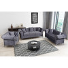Enchanted Grey Plush 2 Seater Sofa