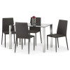 Jazz Fabric Dining Chair Slate Grey