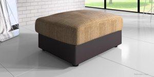Brown Storage Footstool
