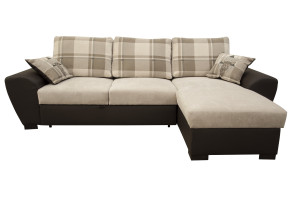 Monza Right Corner Sofa Bed Cream
