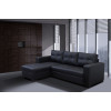 Monza II Left Corner Sofa Bed Grey PU