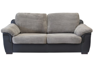 Glow 3 Seater Sofa Grey Black