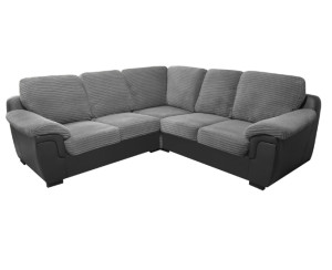 Glow Corner Sofa Grey Black