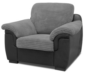 Glow Armchair Grey Black