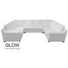 Glow 3 Seater Brown