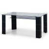 Greenwich Glass Dining Table + 4 Chairs Set