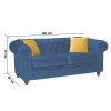 Newport 2 Seater Sofa Marine Plush