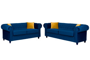 Newport 3+2 Seater Sofa Marine Plush