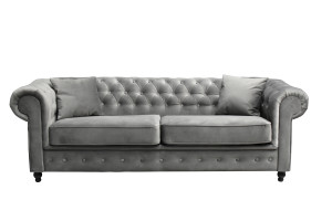 Newport 3 Seater Sofa Asphalt Plush