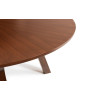 Huxley Round Table with Real Walnut Veneer