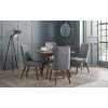 Huxley Chenille Velvet  Dining Chair - Dusk Grey