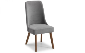 Huxley Chenille Velvet  Dining Chair - Dusk Grey