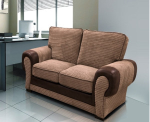Jocelyn 2 Seater Sofa Beige Brown