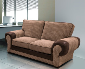 Jocelyn 3 Seater Sofa Beige Brown