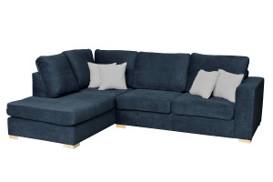 Layla Corner Sofa LHC Navy