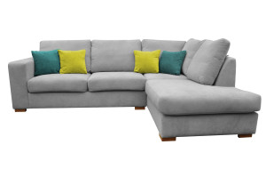 Layla Corner Sofa RHC Silver