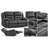 Lazy-B 2 Seater Recliner Black