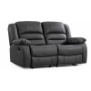 Lazy-B 2 Seater Recliner Black