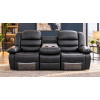 Lazy-B 3 Seater Recliner Black