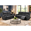 Lazy-B 3+2 Seater Recliner Black