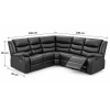Lazy-B Corner Recliner Black