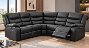 Lazy-B Corner Recliner Black