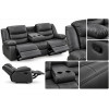 Lazy-B 3+2 Seater Recliner Black