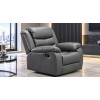 Lazy-B Grey Armchair Recliner