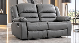 Lazy-B 2 Seater Recliner Grey