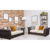Lola 2 Seater DK Grey-Silver Check
