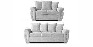 Neveda 3+2 Seater Sofa Silver