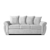 Neveda 3 Seater Sofa Silver