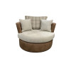 Montana 4 Seater Oatmeal Scatter Back