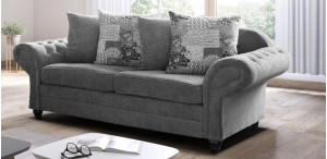 Nicole 3 Seater Graphite